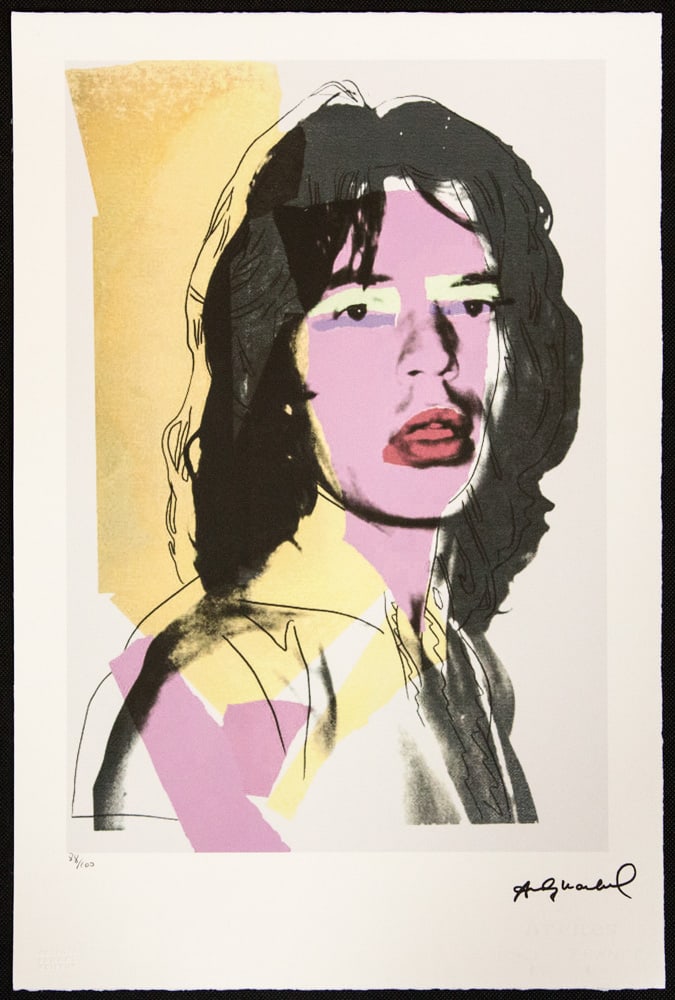 Andy Warhol 'Mick Jagger' - 2