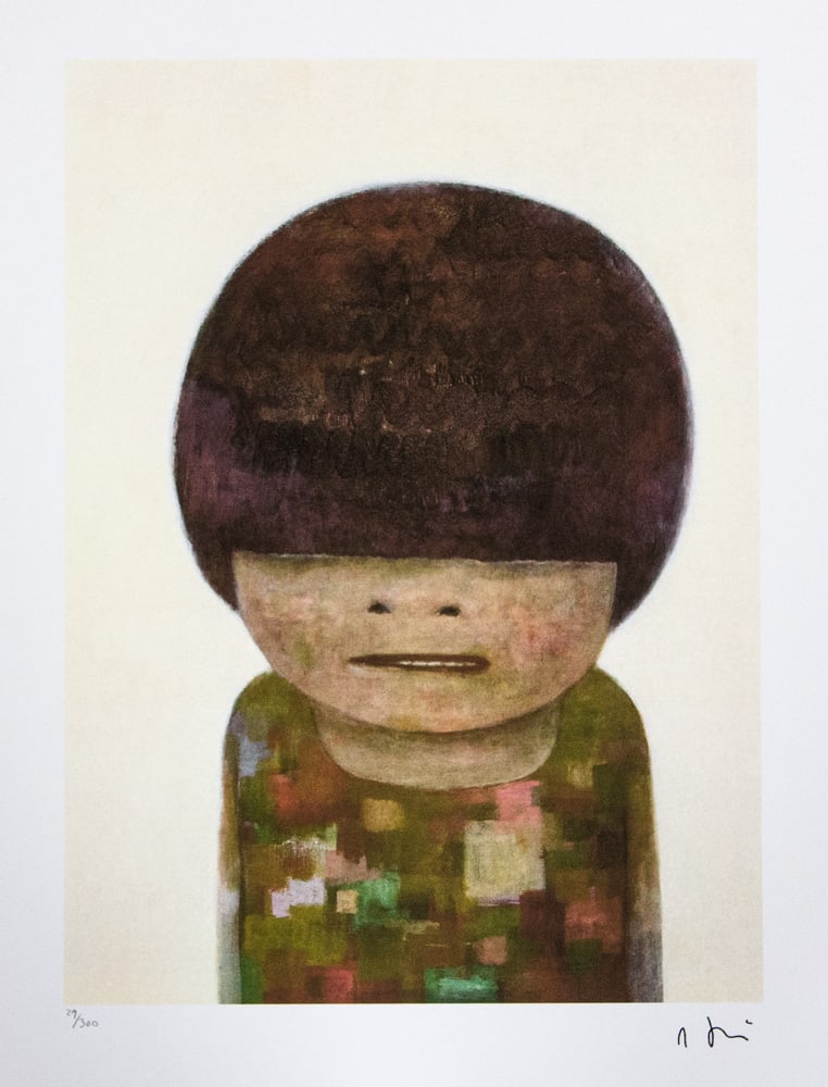 Yoshitomo Nara 'No Means No': Yoshitomo Nara (after) 'No Means No' offset lithography, limited edition of 300, sheet size 50 x 65 cm, plate signed bottom right, numbered with pencil bottom left 29/300, fine art paper, without