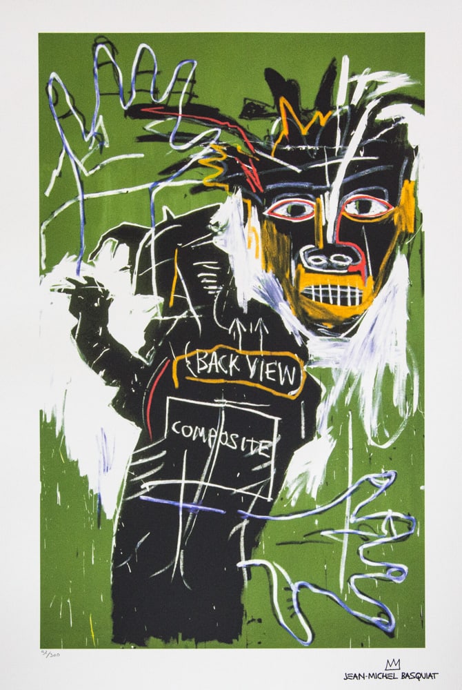 Jean-Michel Basquiat 'Self-Portrait as a Heel, Part Two' (1 of 5)