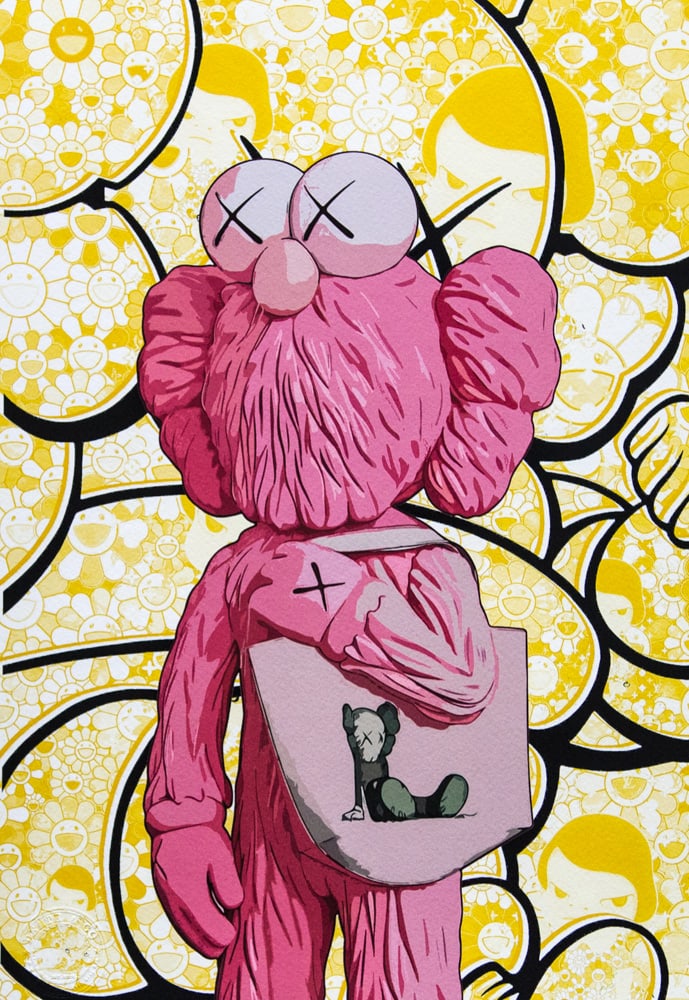DEATH NYC SIGNED FINE ART PRINT W/COA: DEATH NYC Signed Fine Art Print with COA , DEATH NYC is a New York City-based street artist. Her pseudonym is an acronym for 'Don't Easily Abandon the Hope'. Print is blind stamped, comes with