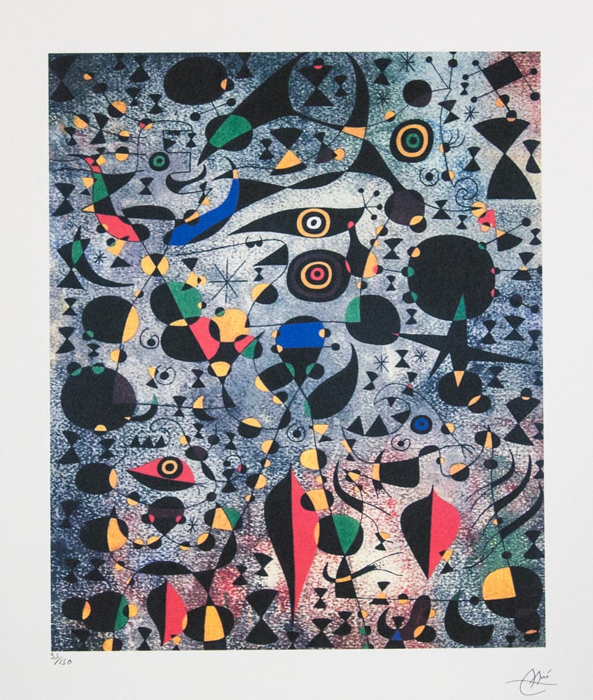 Joan Miro 'Women Surrounded by the Flight of a Bird' (1 of 6)