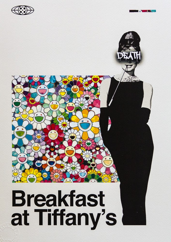 DEATH NYC SIGNED FINE ART PRINT W/COA: DEATH NYC Signed Fine Art Print with COA , DEATH NYC is a New York City-based street artist. Her pseudonym is an acronym for 'Don't Easily Abandon the Hope'. Print is blind stamped, comes with