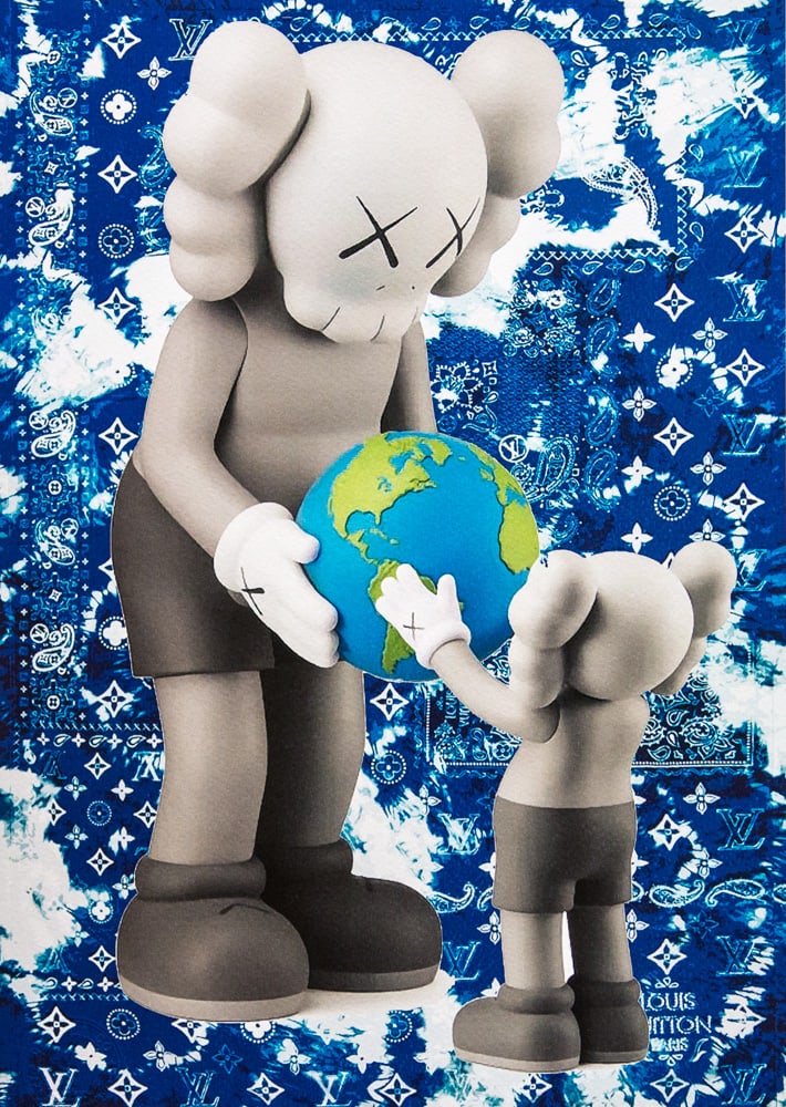 DEATH NYC SIGNED FINE ART PRINT W/COA: DEATH NYC Signed Fine Art Print with COA , DEATH NYC is a New York City-based street artist. Her pseudonym is an acronym for 'Don't Easily Abandon the Hope'. Print is blind stamped, comes with