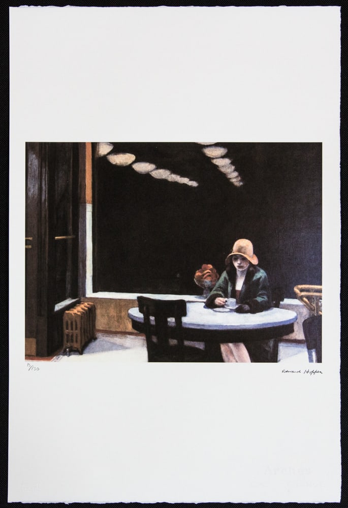 Edward Hopper 'Automat' - 2