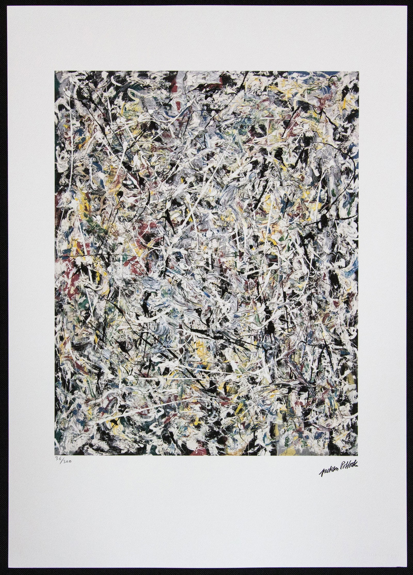Jackson Pollock 'White Light' - 2