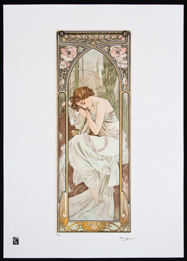 Alphonse Mucha 'Night's Rest' - 2