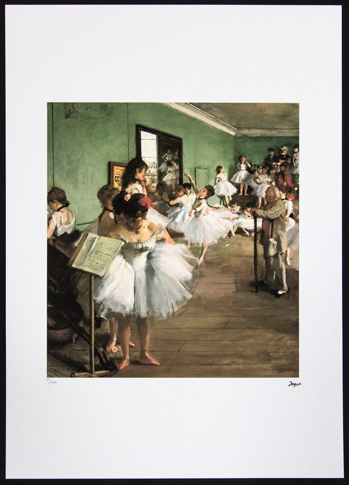 Edgar Degas 'The Dance Class' - 2