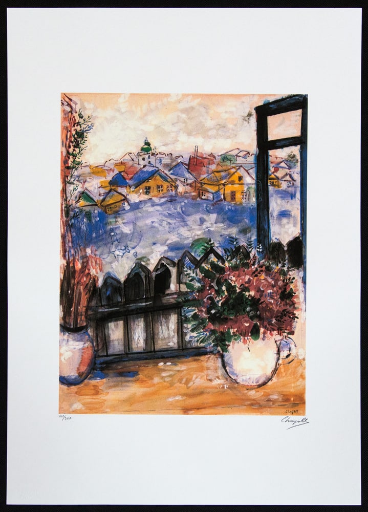 Marc Chagall 'View from the Window' - 2