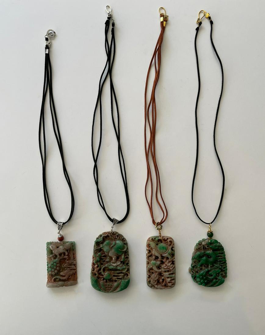 Four Old Jade Pendants, China (1 of 5)