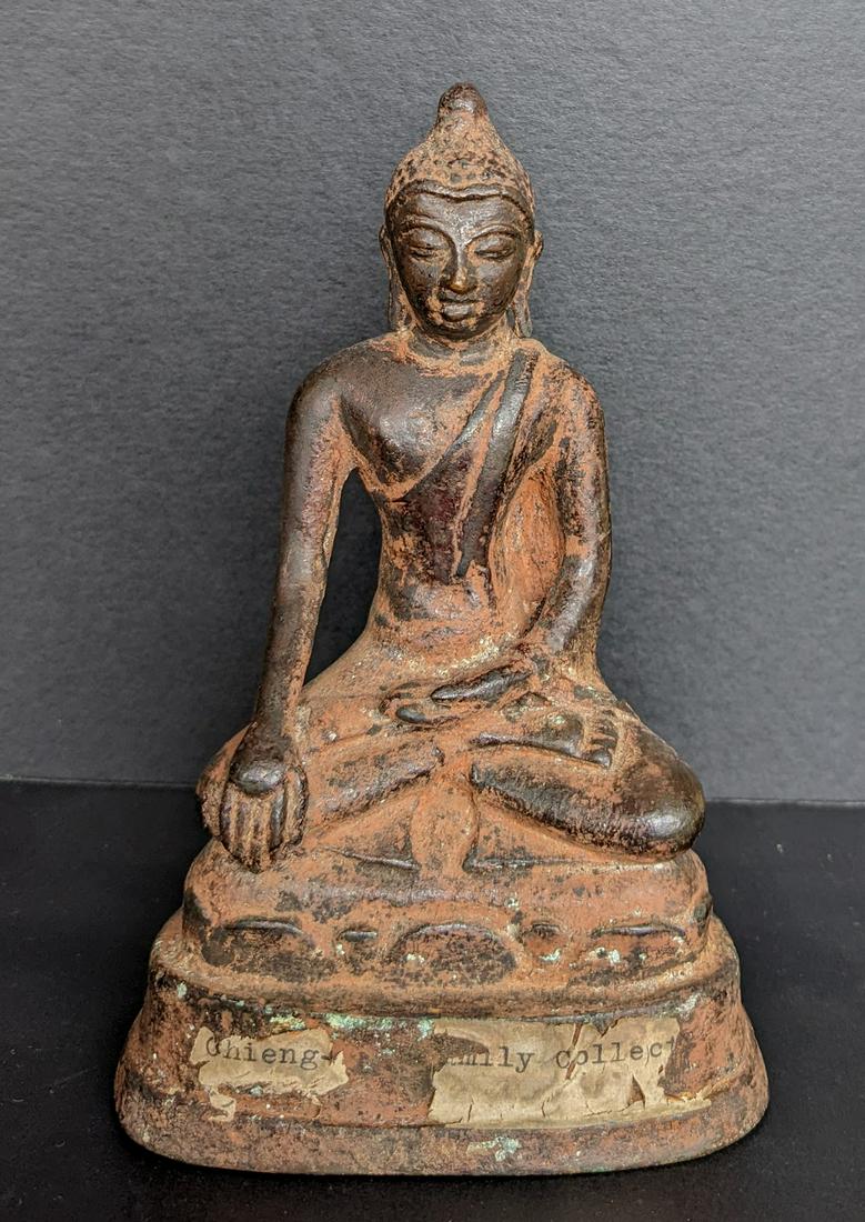 Bronze Figure of Buddha, Indo-Burmese, ca 16th c (1 of 4)