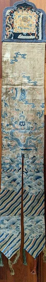 Long Textile Pillar Hanging, Tibet, ca 18th c (1 of 4)