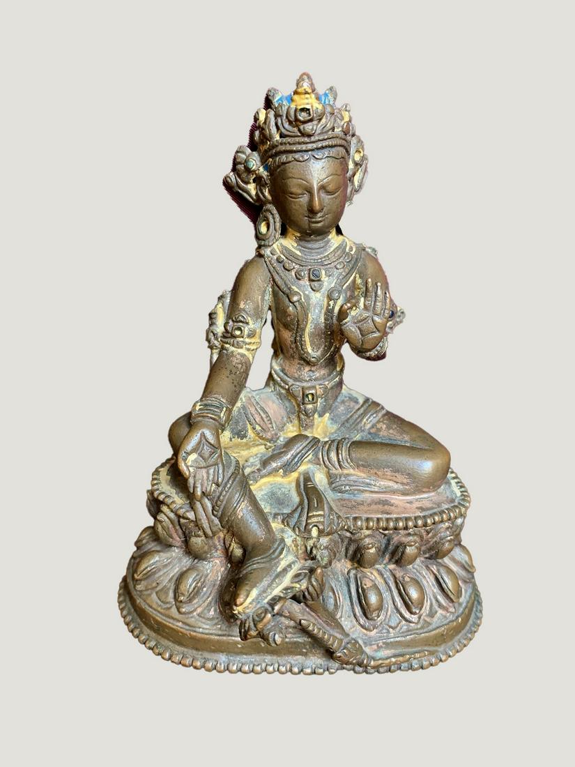 A Bronze Figure of Tara, Tibet, circa 18th century (1 of 5)