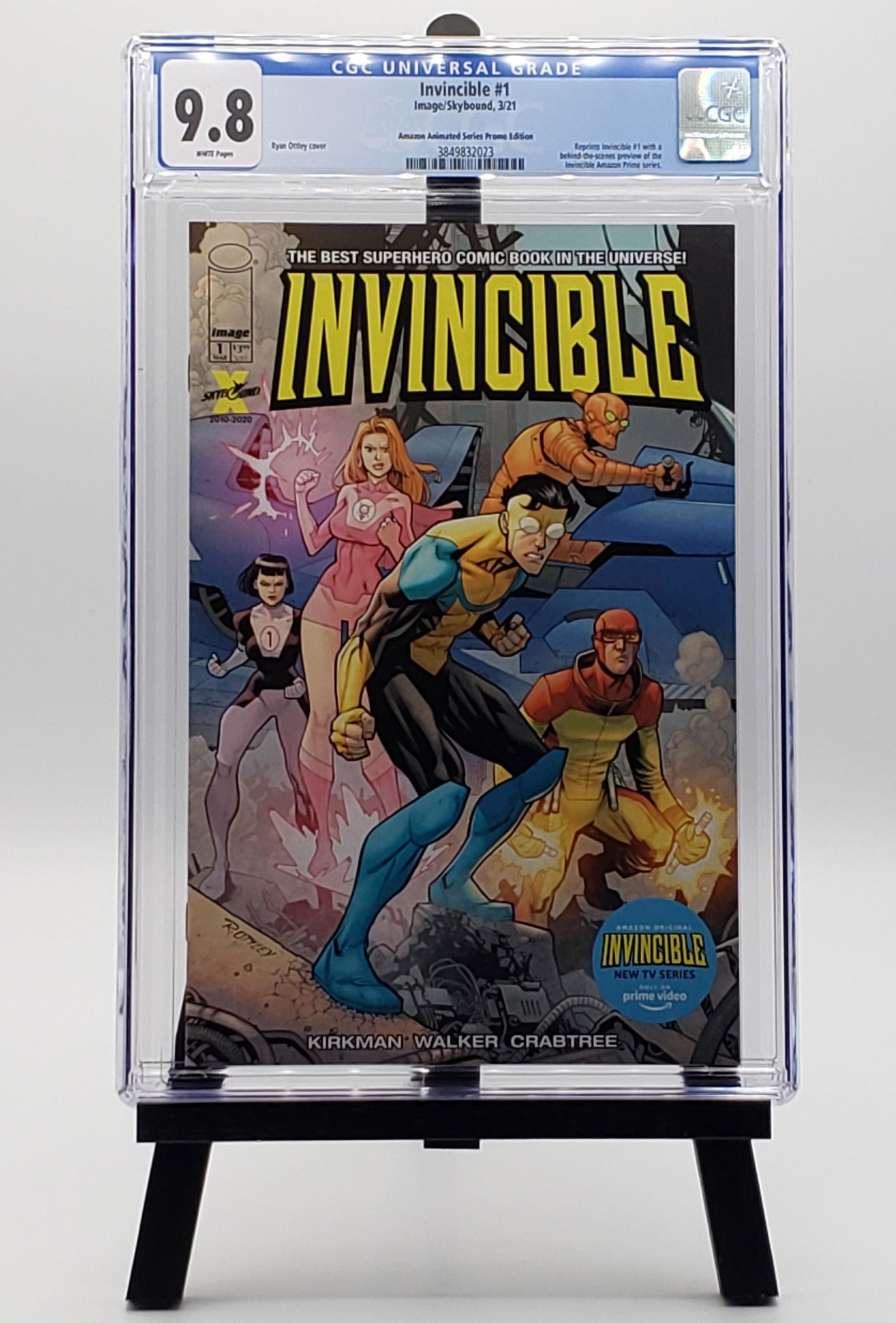 Invincible #1 - CGC 9.8 (1 of 2)