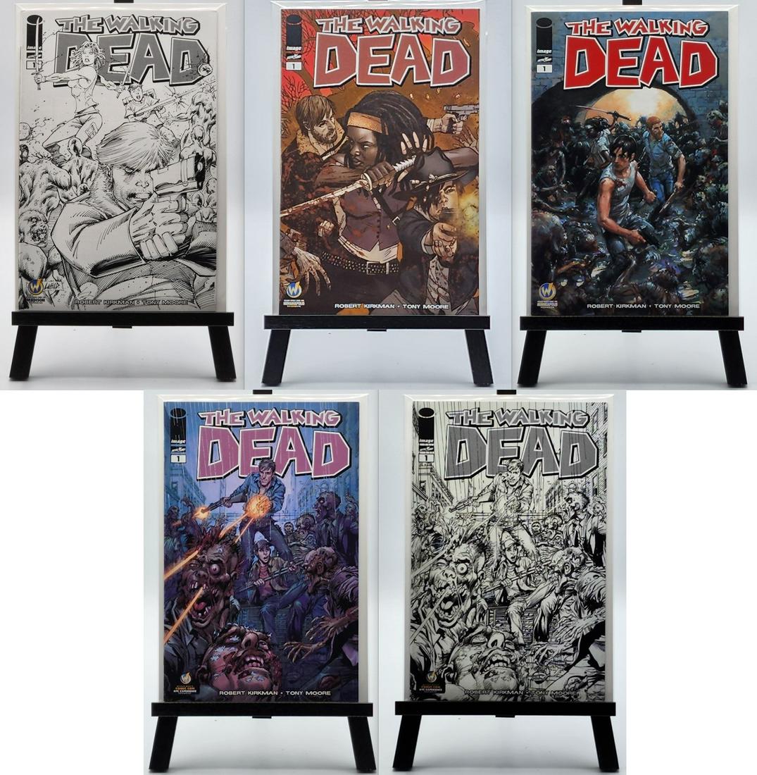 Lot of 5: IMAGE - The Walking Dead #1 (Wizard World Variants) (1 of 11)