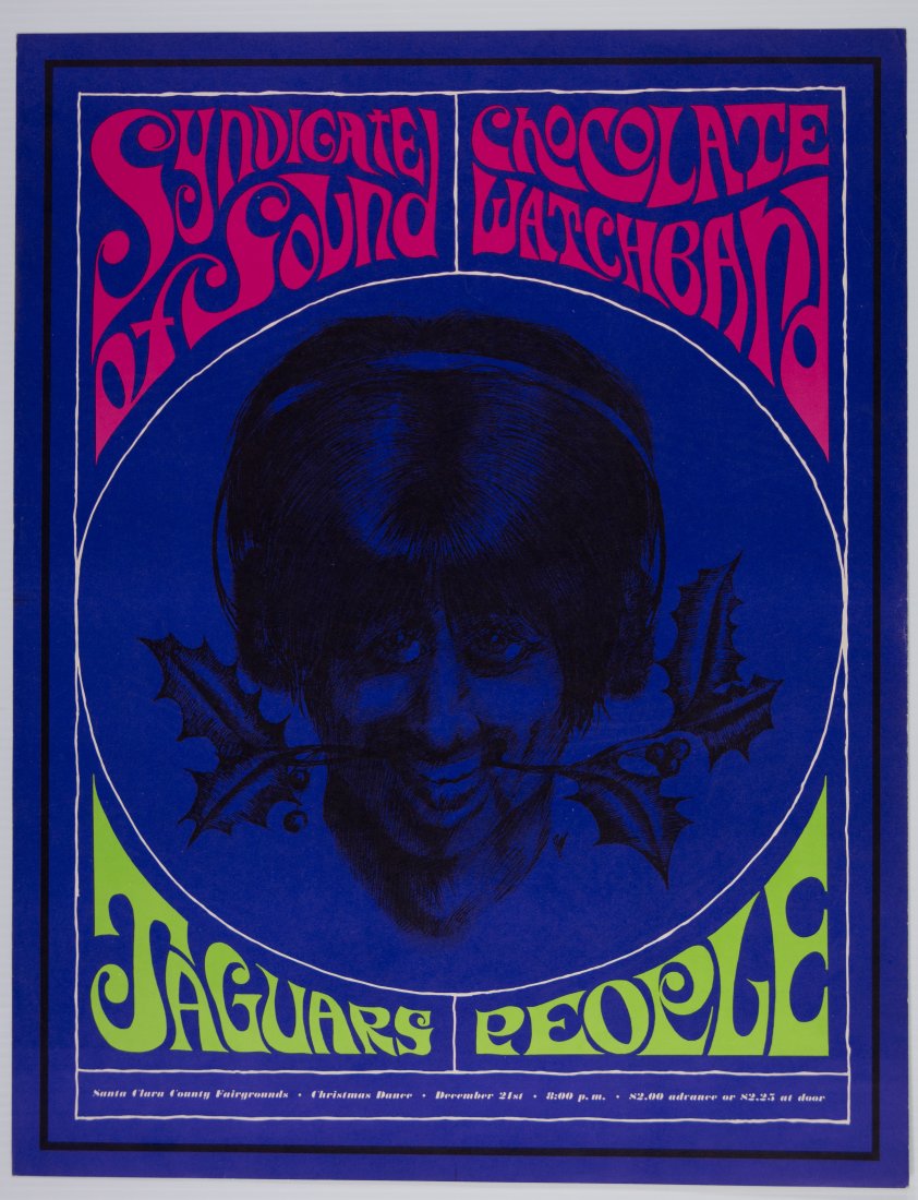 1966 Syndicate of Sound Christmas Santa Clara Poster (1 of 2)