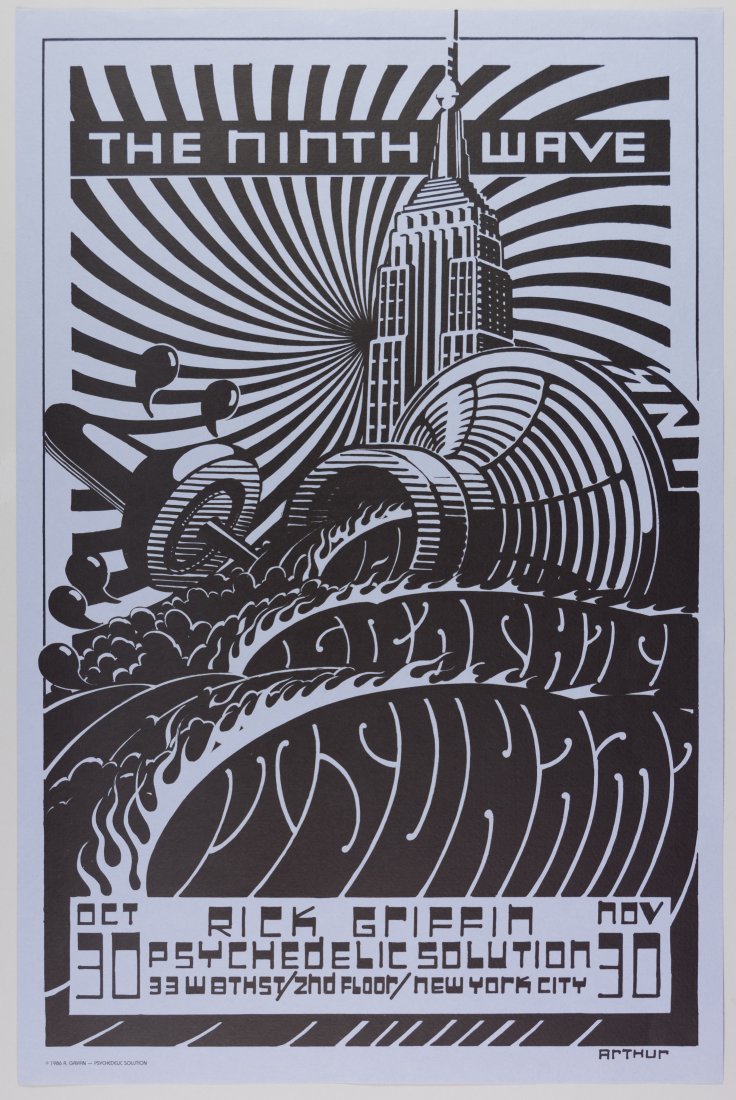 1986 Rick Griffin Psychedelic Solution NY Show Poster (1 of 1)