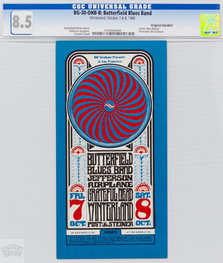 1966 BG-30 Jefferson Airplane Winterland HB CGC 8.5 (1 of 1)