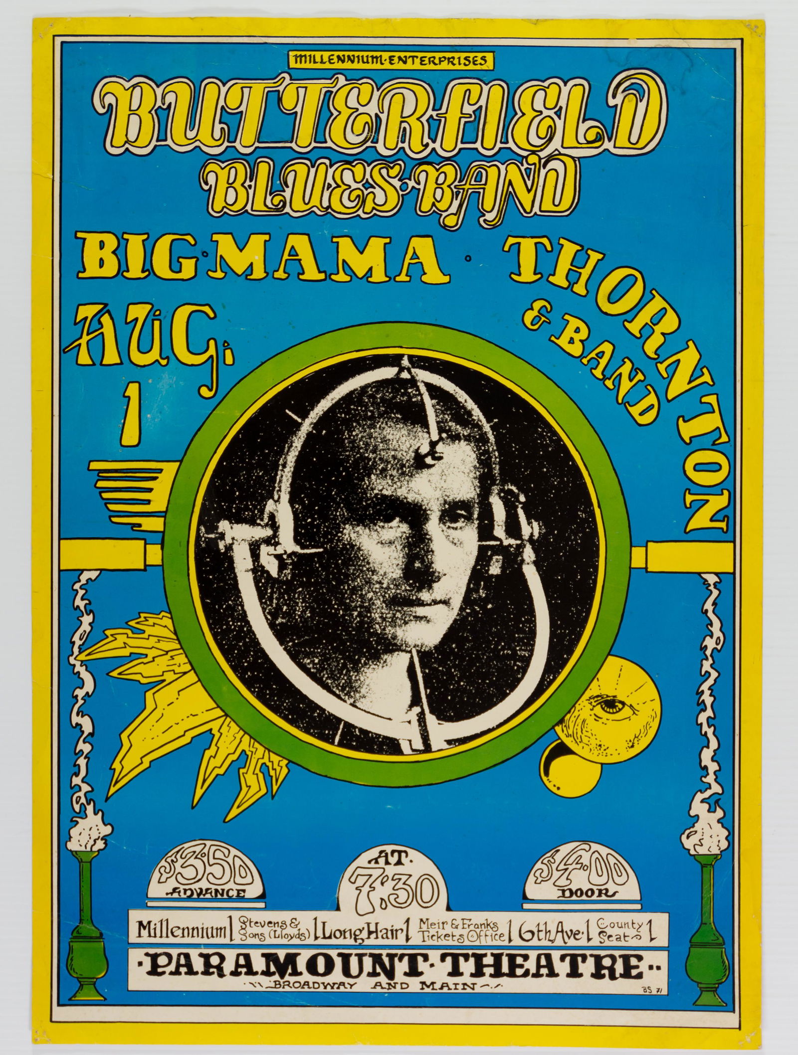 1971 Butterfield Blues Big Mama Paramount Poster (1 of 2)