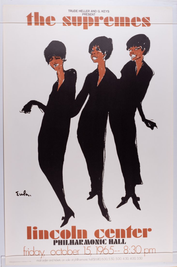 1965 The Supremes Lincoln Center Poster (1 of 1)