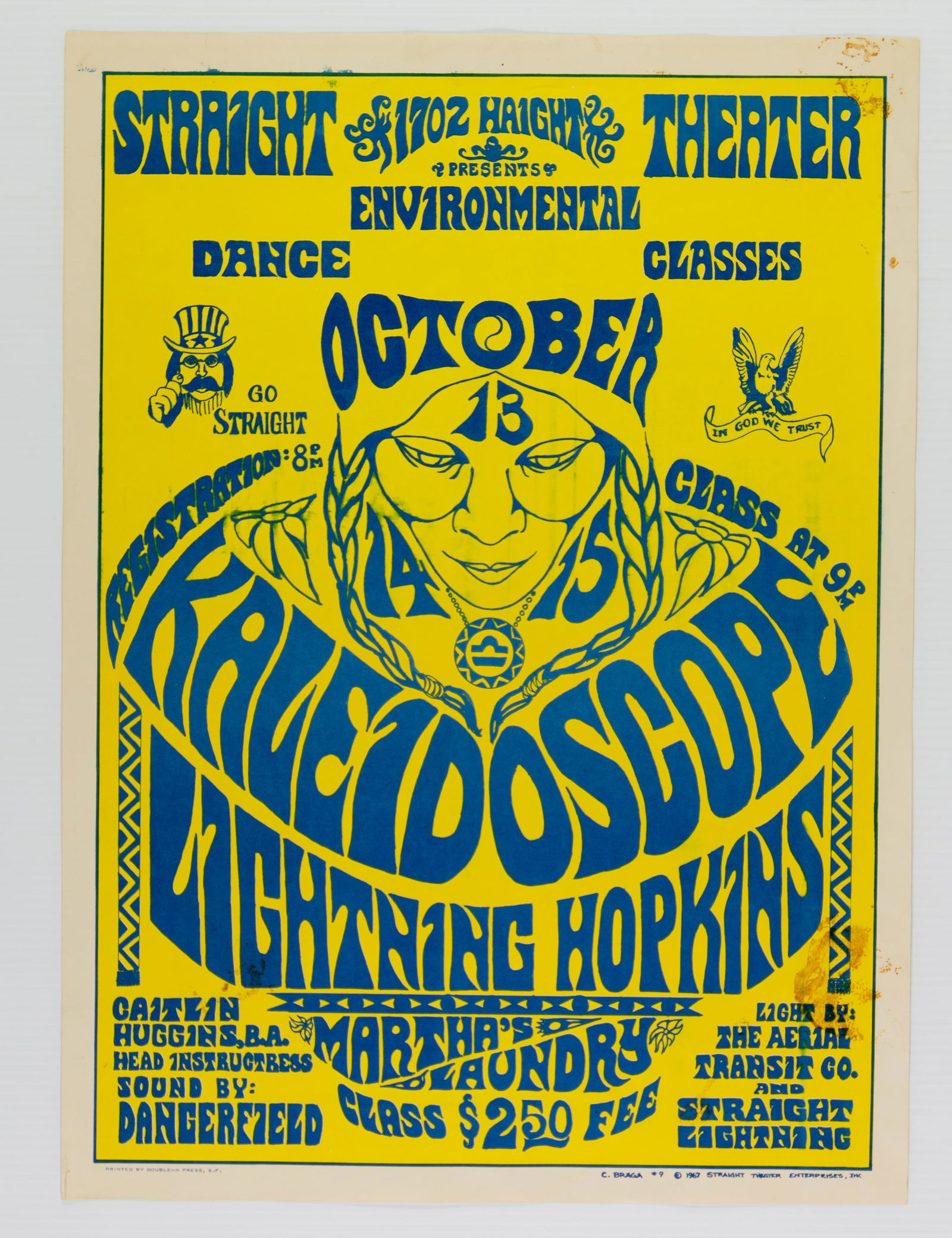 1967 Lighting Hopkins Kaleidoscope Straight Poster (1 of 2)