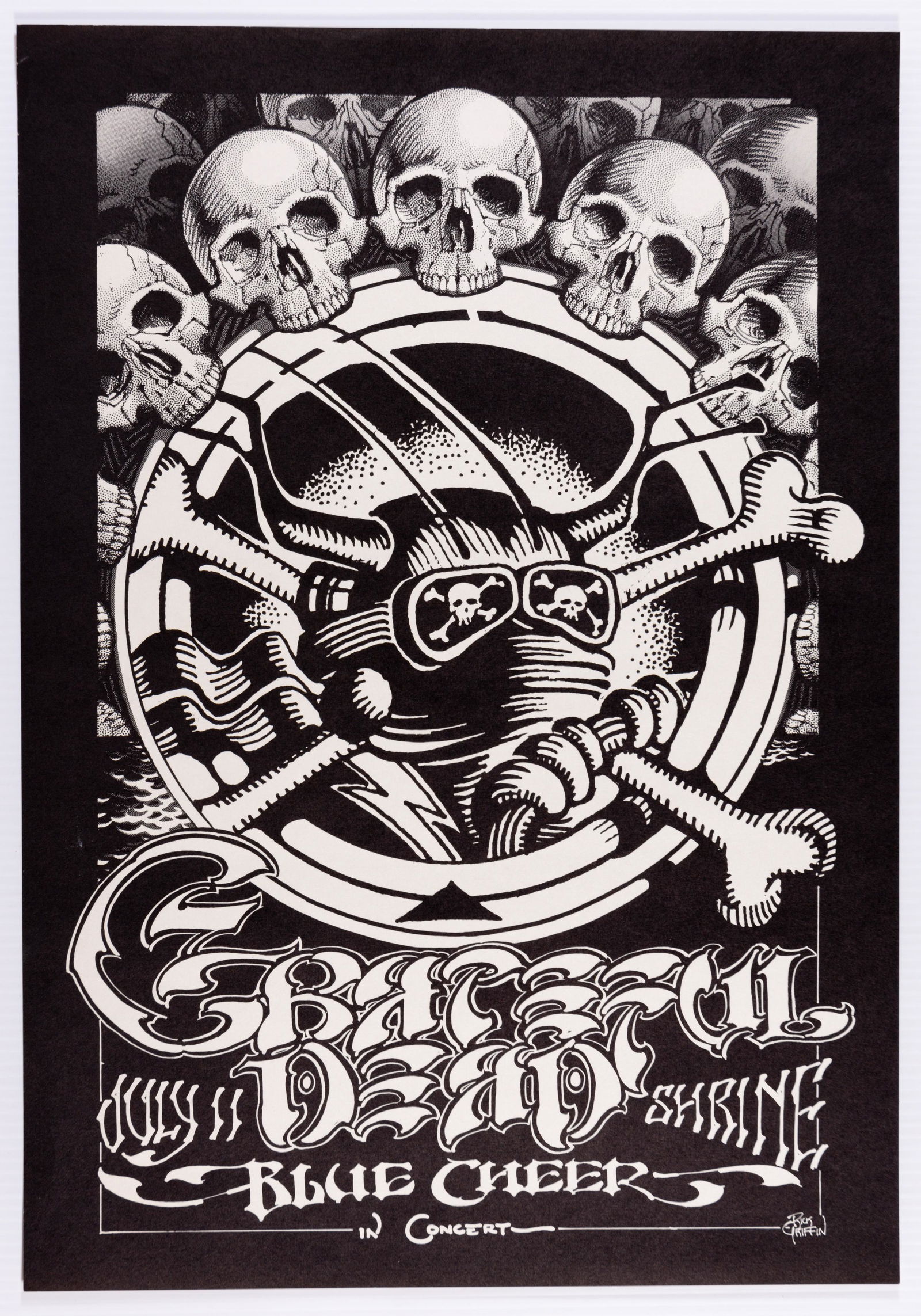 1968 Grateful Dead Shrine Commemorative Poster (1 of 1)