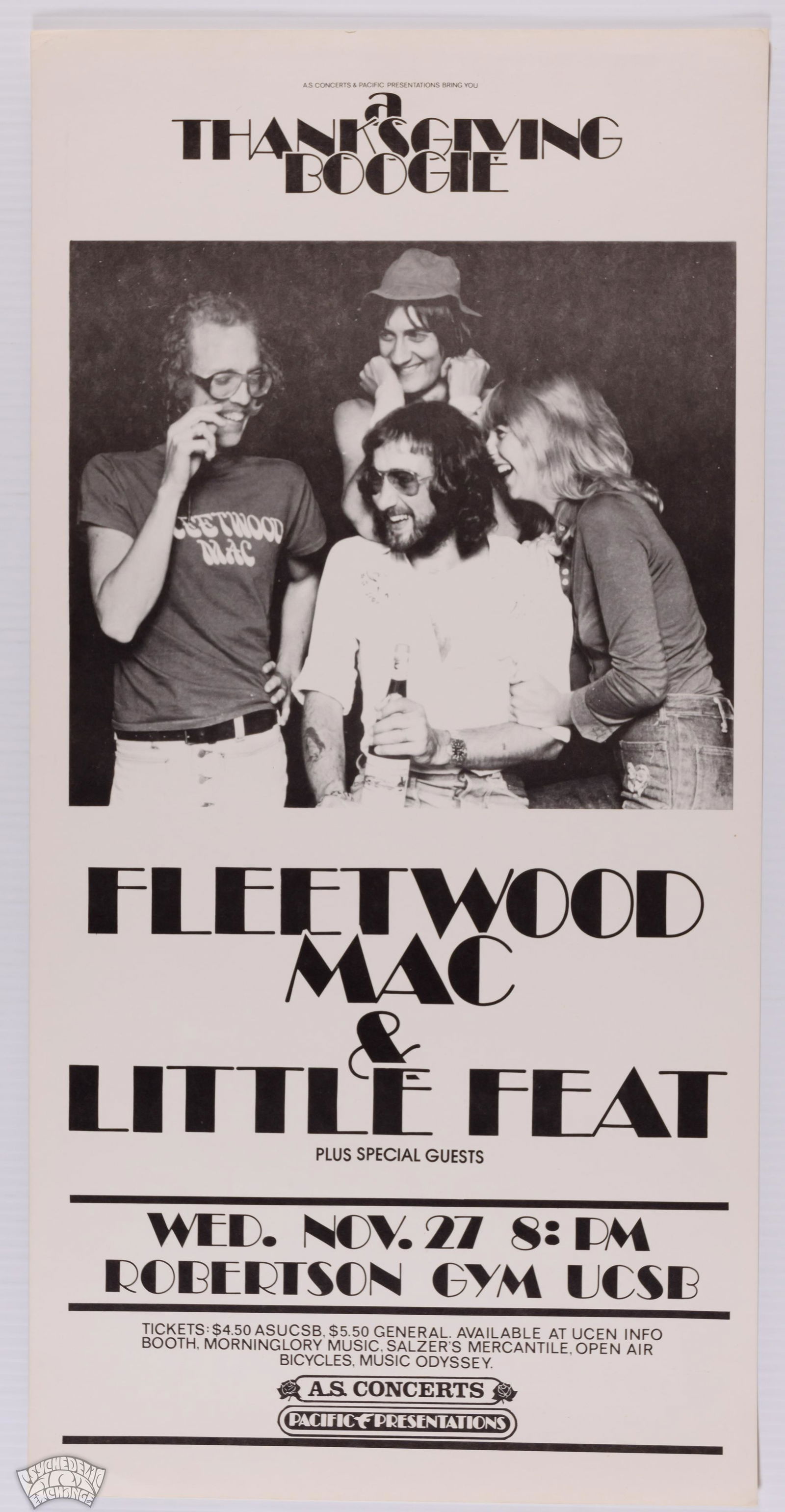 1974 Fleetwood Mac & Little Feat UCSB Poster (1 of 2)