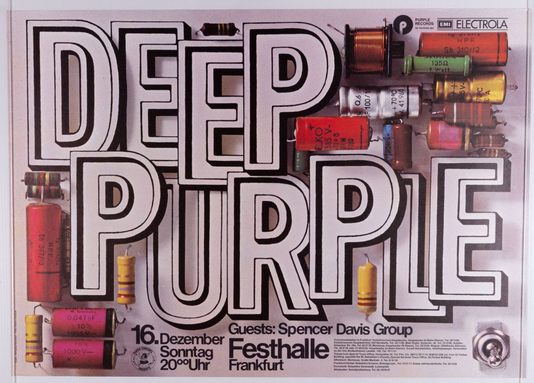 1974 Deep Purple Germany Festhalle Poster (1 of 1)