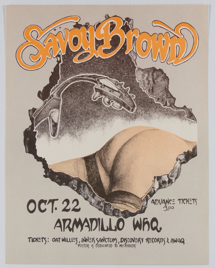 1975 Savoy Brown Armadillo World Hq Poster (1 of 1)