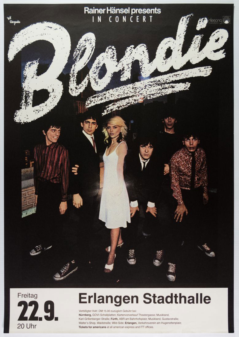 1978 Blondie Germany Concert Poster (1 of 1)