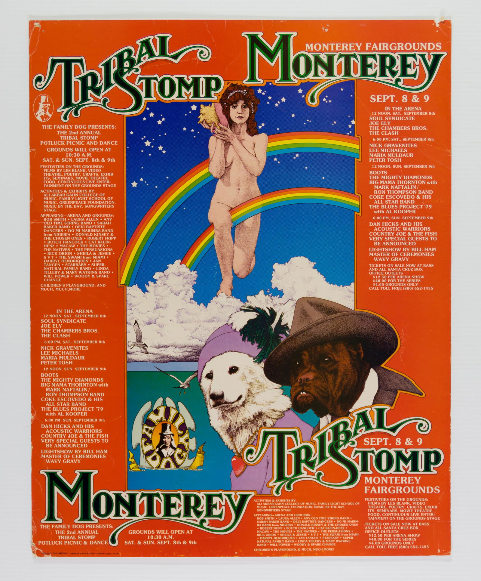 1979 Tribal Stomp Family Dog Monterey Poster (1 of 2)