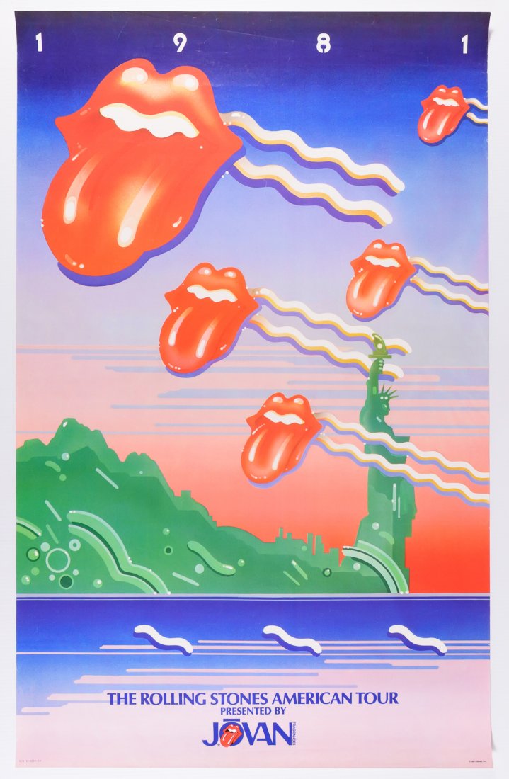 1981 Rolling Stones American Tour Poster (1 of 1)