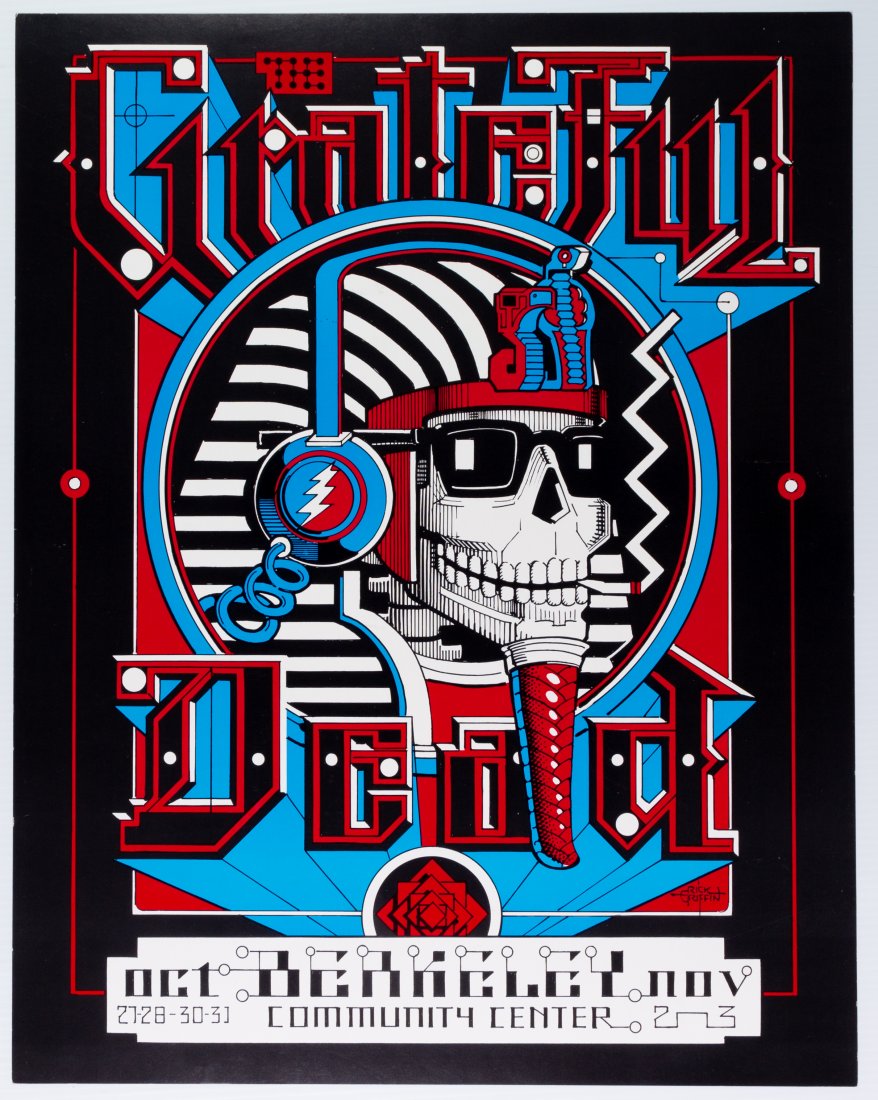 1984 Grateful Dead Berkeley Poster (1 of 2)