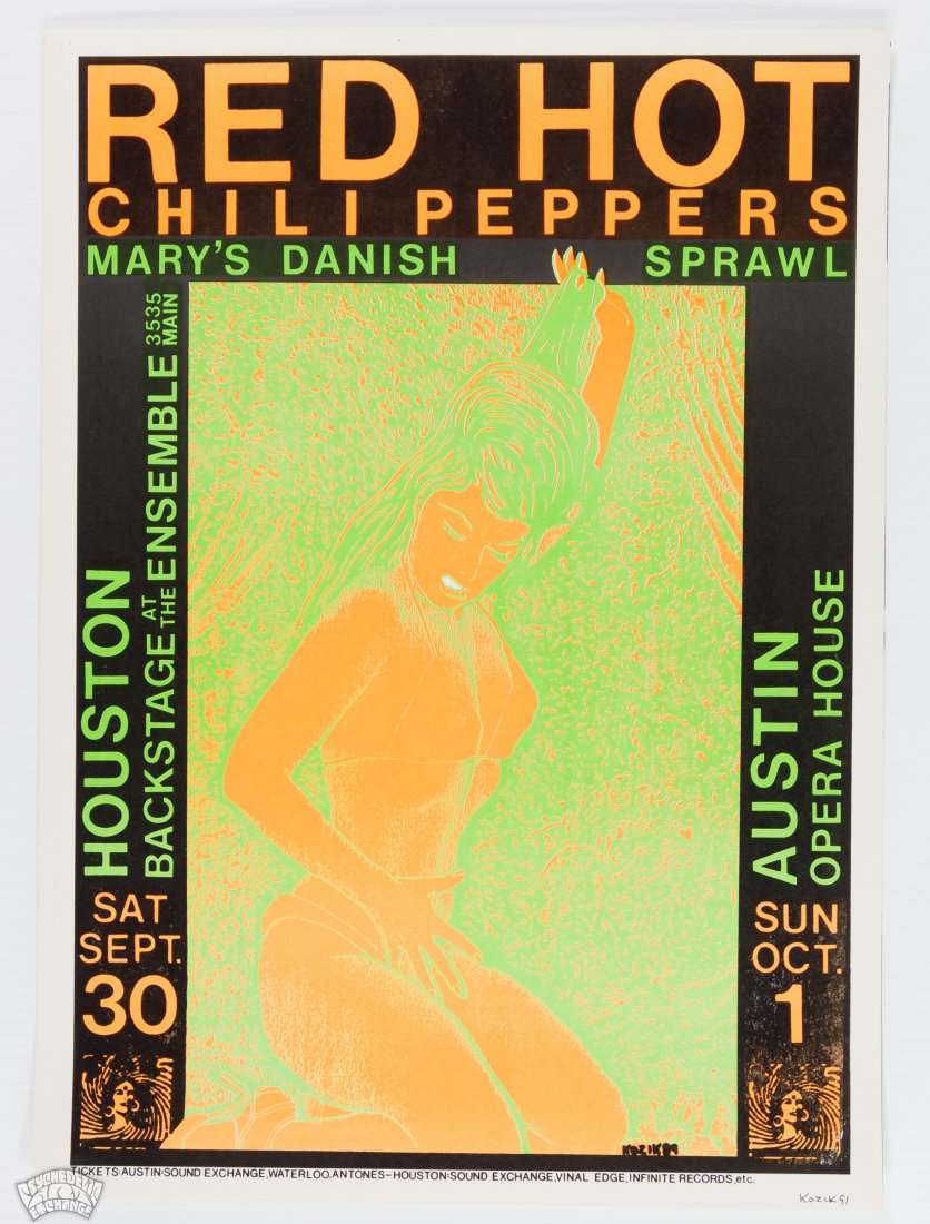 KOZIK RED HOT CHILI PEPPERS ポスター KOZIK RED HOT CHILI PEPPERS ポスター KOZIKF144-2.jpg?v-cache