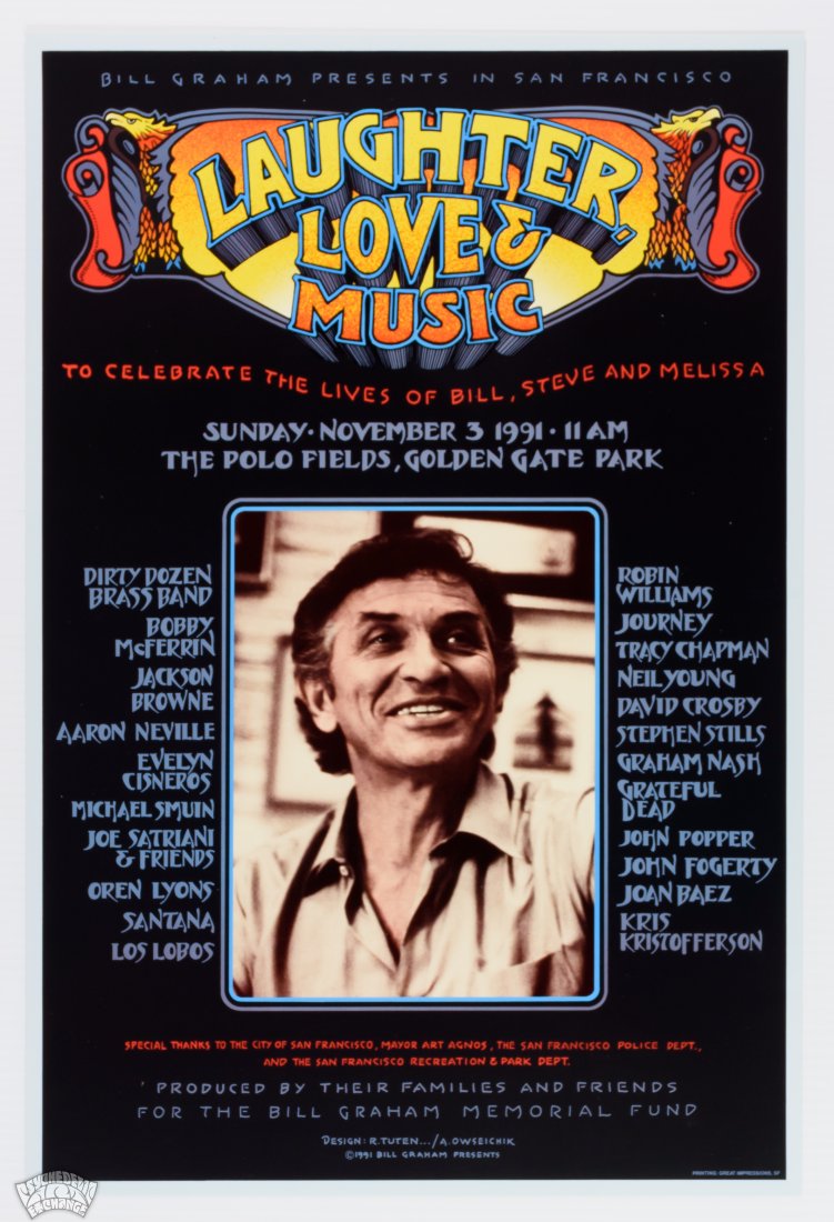 1991 Bill Graham Memorial Polo Fields Poster (1 of 1)