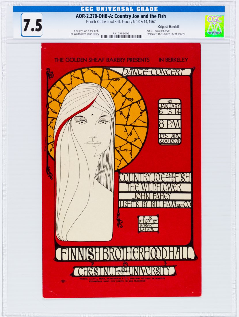 1967 AOR-2.270 Country Joe Finnish Hall HB CGC 7.5 (1 of 2)