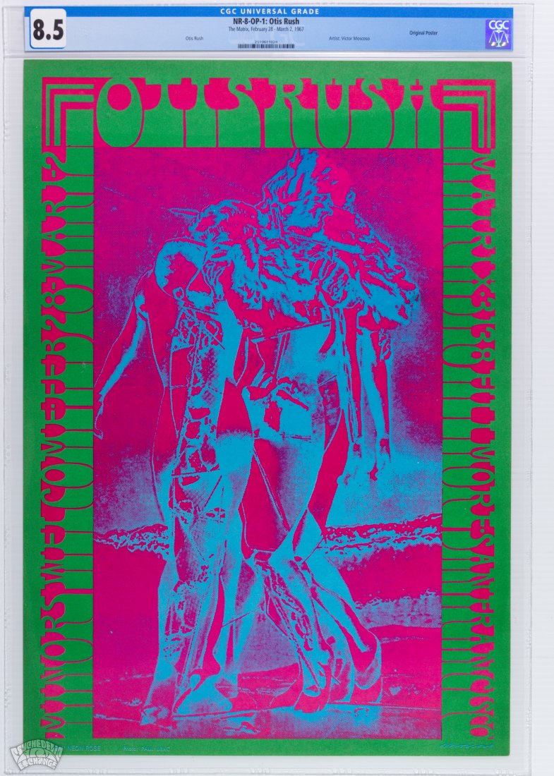 NR-8 Otis Rush The Matrix Poster CGC 8.5 (1 of 1)