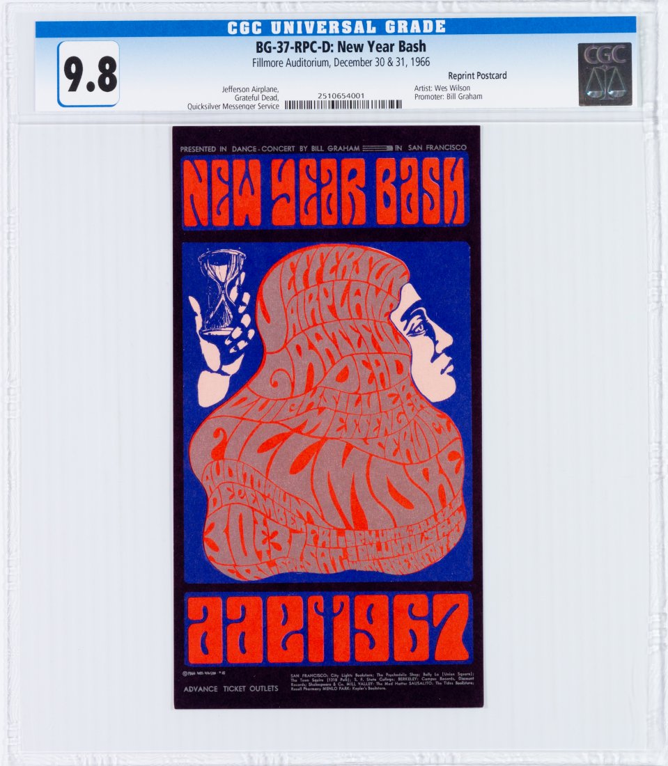 1966 BG-37 Jefferson Airplane Fillmore RPC CGC 9.8 (1 of 2)