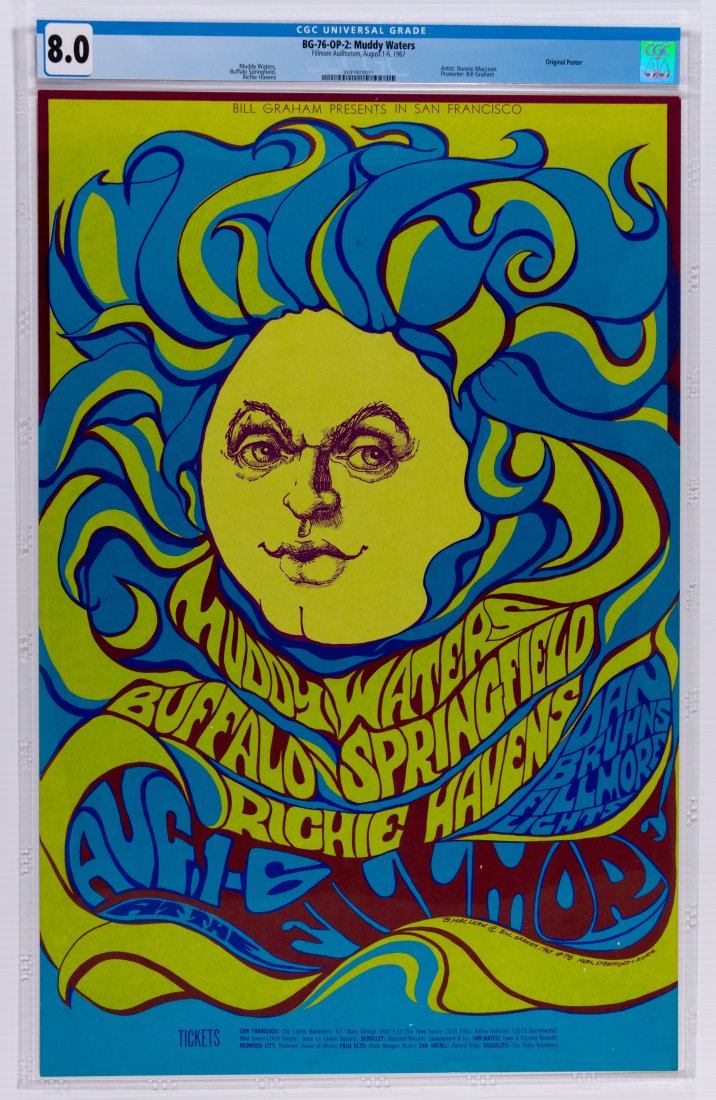 1967 BG-76 Buffalo Springfield Fillmore Poster CGC 8 (1 of 1)
