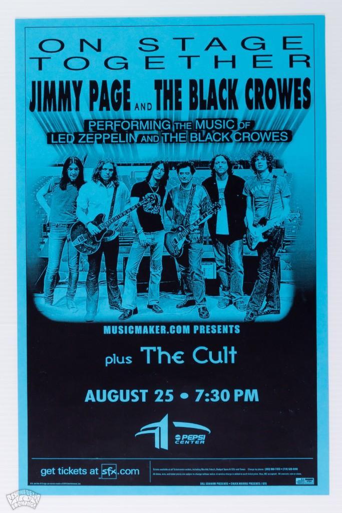 Jimmy Page and the Black Crowes Poster (1 of 2)