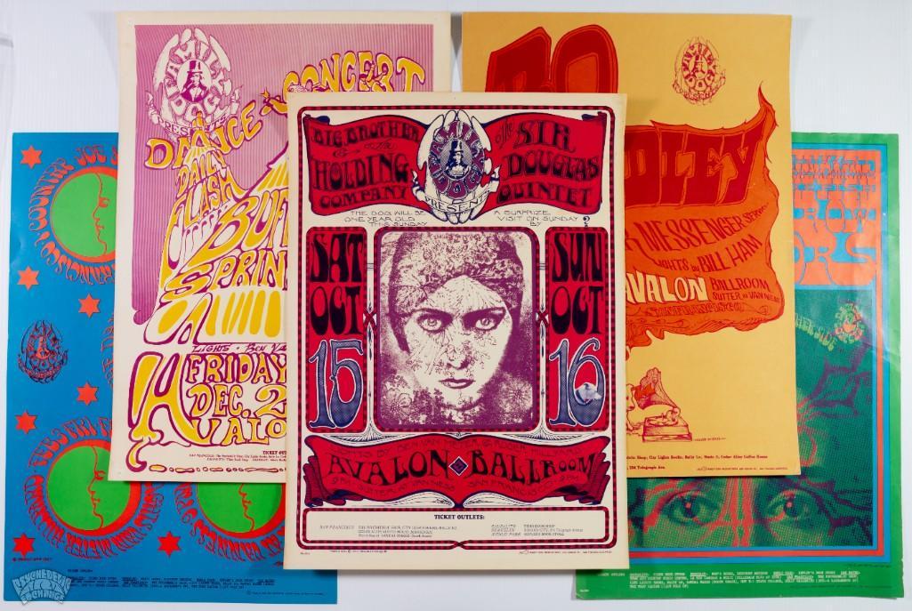 Grab Bag of 5 Family Dog Reprint Posters (1 of 9)