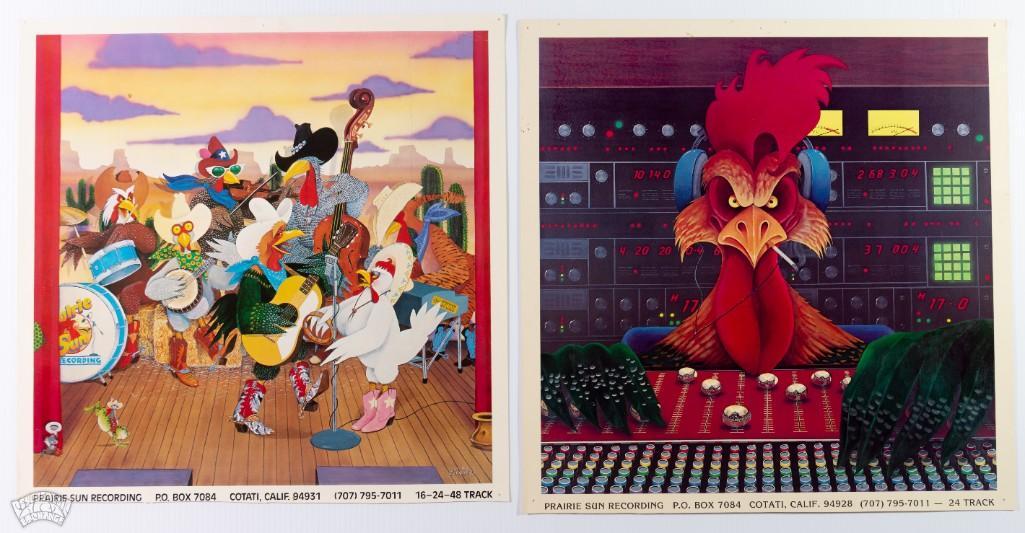 Collection of 2 prairie sun recording posters (1 of 2)