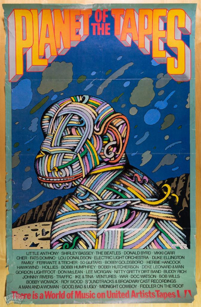 Planet of the Tapes Milton Glaser Promo Poster (1 of 2)