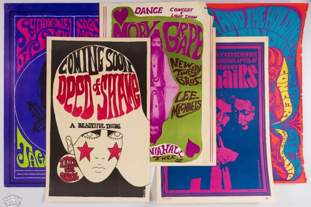 Grab Bag of 5 Psychedelic Posters (1 of 8)