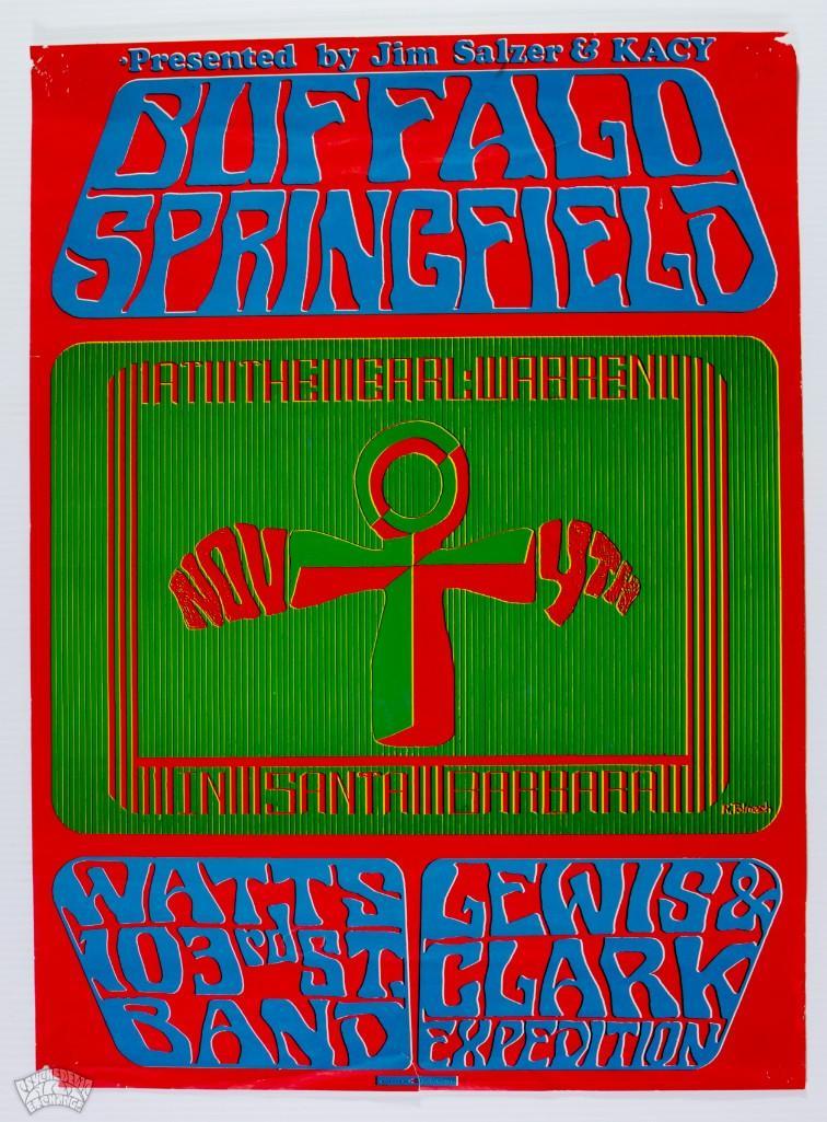 AOR-3.39 Buffalo Springfield Earl Warren Poster (1 of 2)