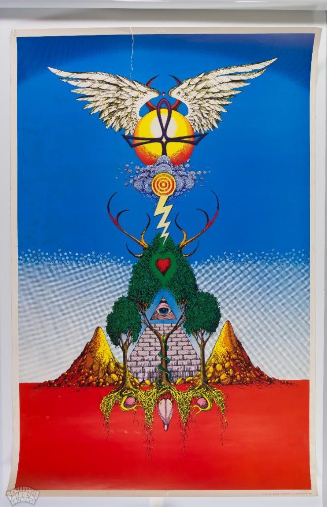 Rick Griffin The Unnamable Headshop Poster: --CRITICAL DETAILS-- --TITLE: Rick Griffin The Unnamable, Headshop Poster --GRADE: Extra Fine --DIMENSIONS: ~23 in. x 35 in. -
