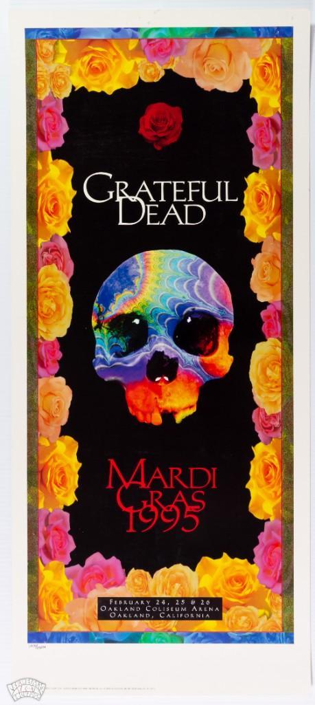 PCL-043-2 Grateful Dead Marti Gras 95 Reprint Poster (1 of 2)