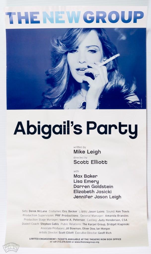 The New Group Abigail's Party Theater Promo Poster (1 of 2)