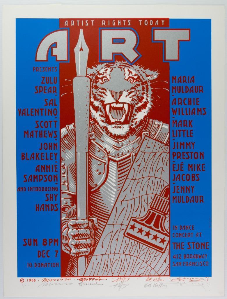 1986 Artist Rights Today Artist Proof SIGNED (1 of 1)