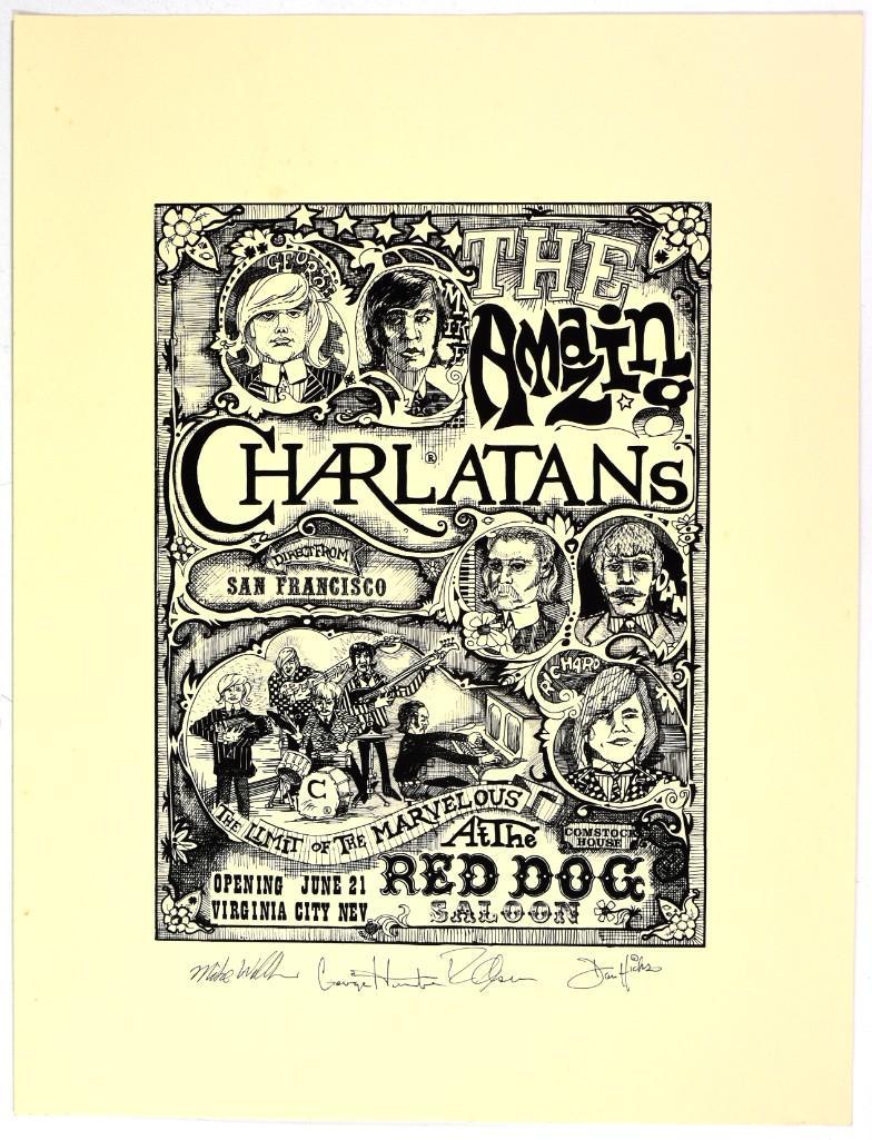The Charlatans The Seed Commemorative Signed Poster (1 of 1)