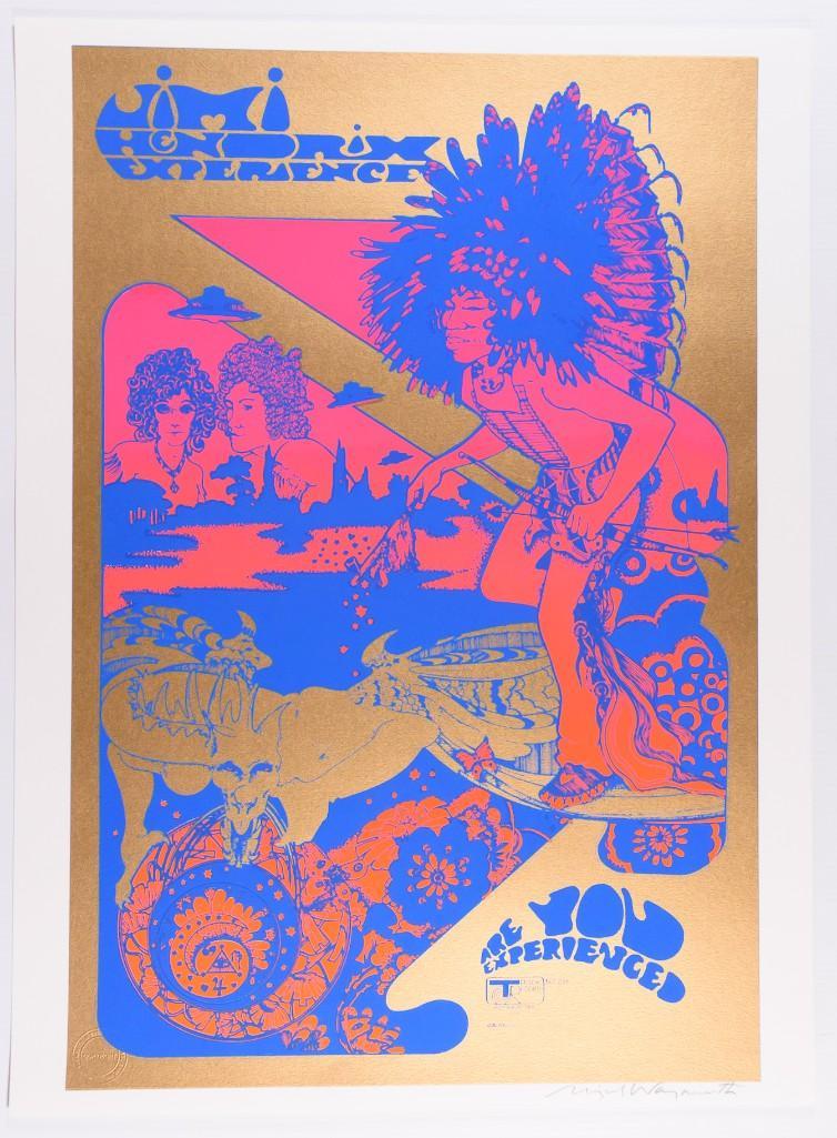 Jimi Hendrix Nigel Waymouth Signed LE Poster (1 of 1)